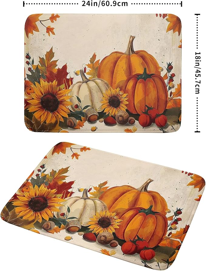 Happy Thanksgiving Day Harvest Dish Drying Mat - Image 2