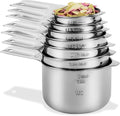 Measuring Cups Set, Stainless Steel Measuring Cup Set 7, 18/8 Stainless Steel by Smithcraft