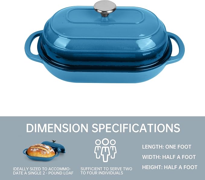 Premium Enameled Cast Iron Dutch Oven - Image 3