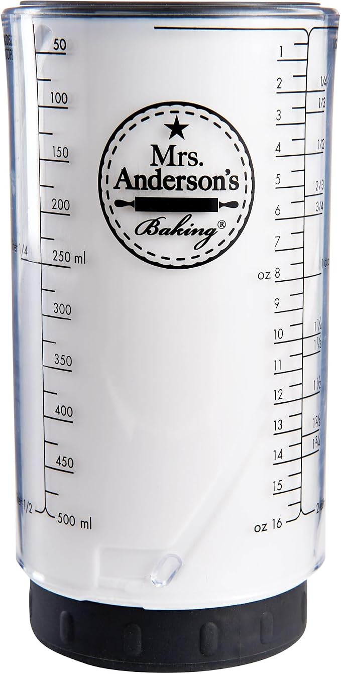Mrs. Anderson's Baking Adjustable Liquid Dry Measuring Cup, 16.5-Ounce Capacity by MrsAndersonsBaking