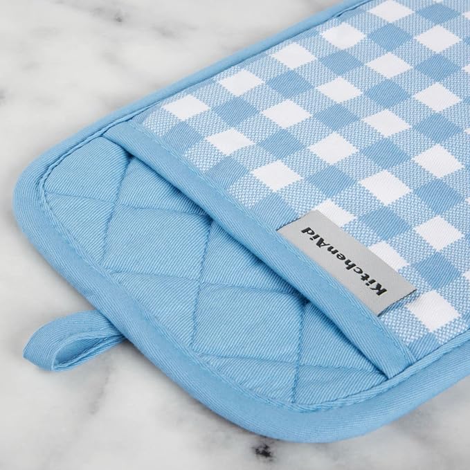 KitchenAid Gingham Pot Holder 2-Pack Set - Image 3