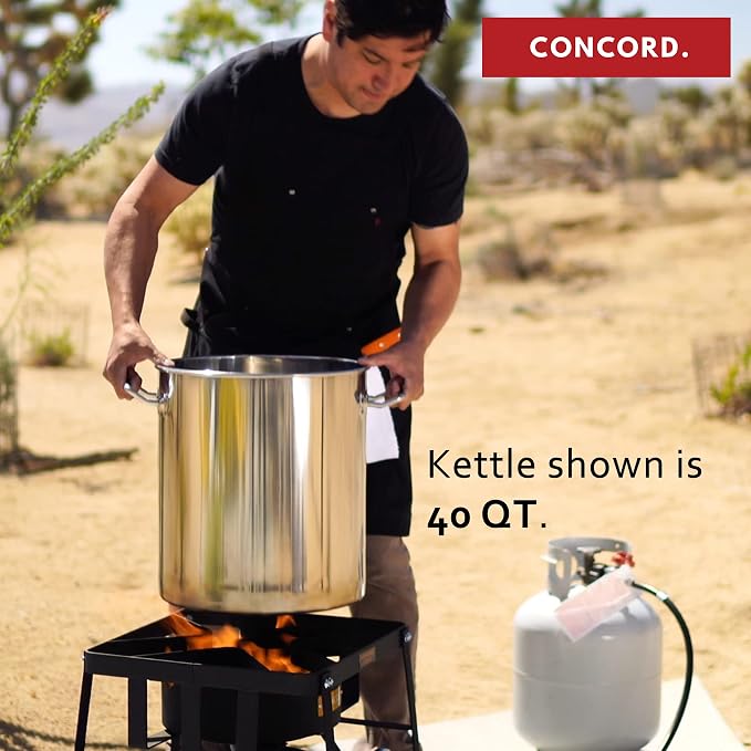 Concord Cookware Stainless Steel Stock Pot Kettle - Image 9