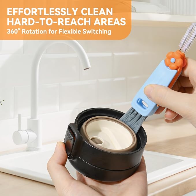 3 in 1 Cup Lid Gap Cleaning Brush Set, Cup Lid Gap Cleaner, Home Kitchen - Image 2