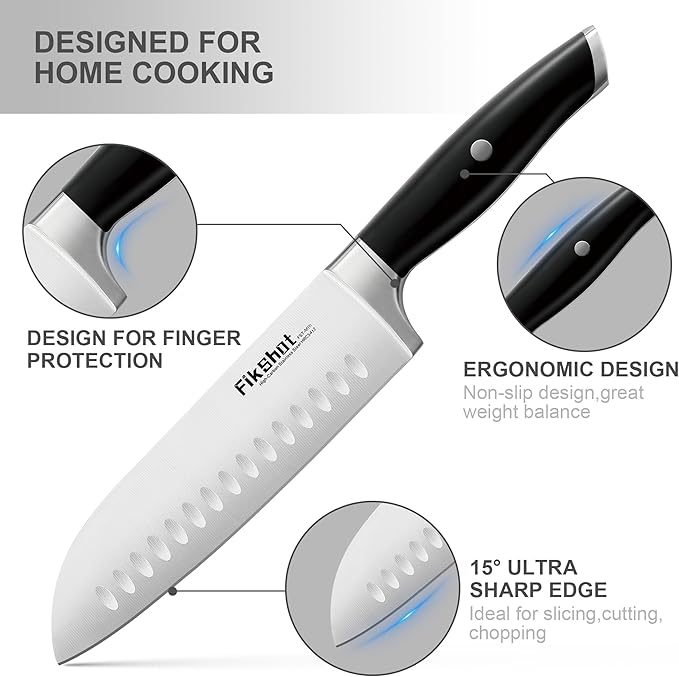 Fikshot Knife Set – German Stainless Steel, Ultra-Sharp, 14-Piece - Image 3