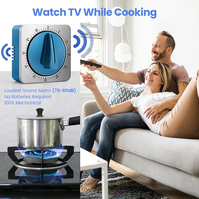 Kitchen Timers for Cooking, Chef Cooking Timer Clock - Image 7