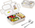 Stainless Steel Bento Lunch Box for Kids, 26.4 oz Leak-Proof