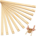 Sasylvia 10 Pcs Pottery Rolling Pin Guides Wood Teaching Rolling Mud Stick by Sasylvia