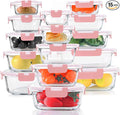 KOMUEE 30 Pieces Glass Food Storage Containers Set, Meal Prep Containers Set by KOMUEEUS