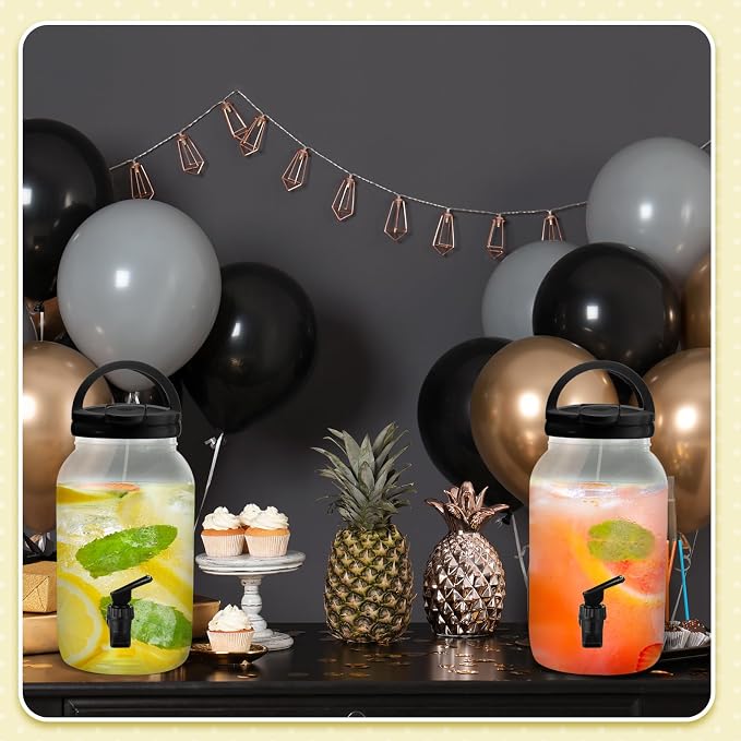 Havawish 2 Pcs 1 Gallon Plastic Beverage Dispenser - Image 6