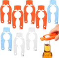 8 Pcs Water Bottle Opener Plastic Bottle Cap Opener Multi-Purpose Orange Soda by Unknown