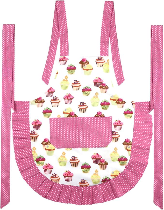G2PLUS Kid Cotton Aprons, Toddler Apron by G2PLUS