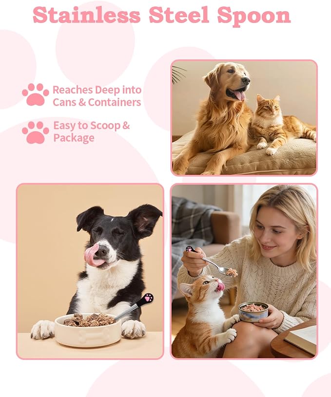6 PCS Cat Food Can Covers Set, Reusable Silicone Can Lids - Image 5