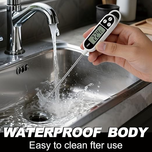 Electronic Digital Display Thermometer, 304 Long Probe, Suitable - Image 3