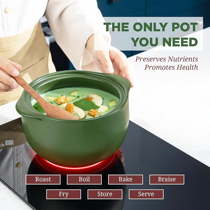 MINH LONG 2-Qt Porcelain Dutch Oven - Image 3