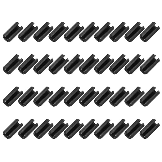 MECCANIXITY 60Pcs Slotted Split Roll Pins 3/10 Inch Dia. 3/5 Inch Length 65Mn by MECCANIXITY