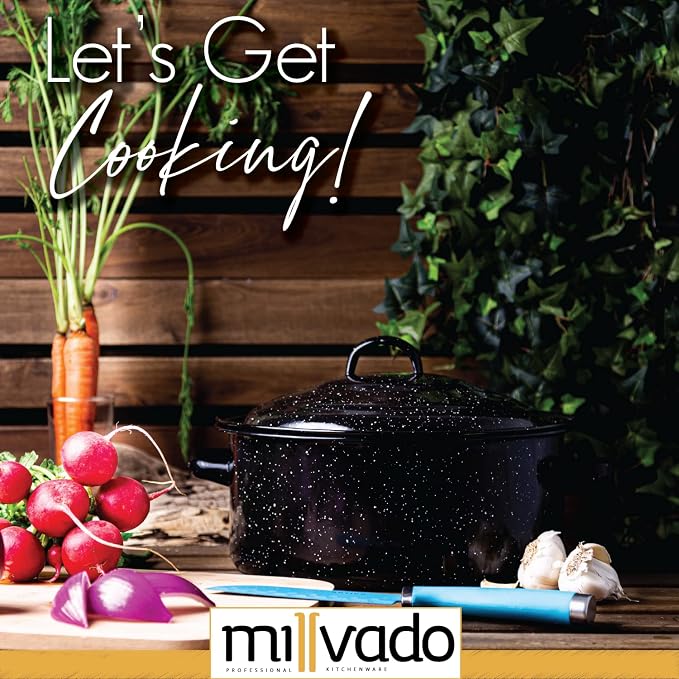 Millvado Granite 5 Qt Stockpot, Nonstick Soup Pot - Image 3