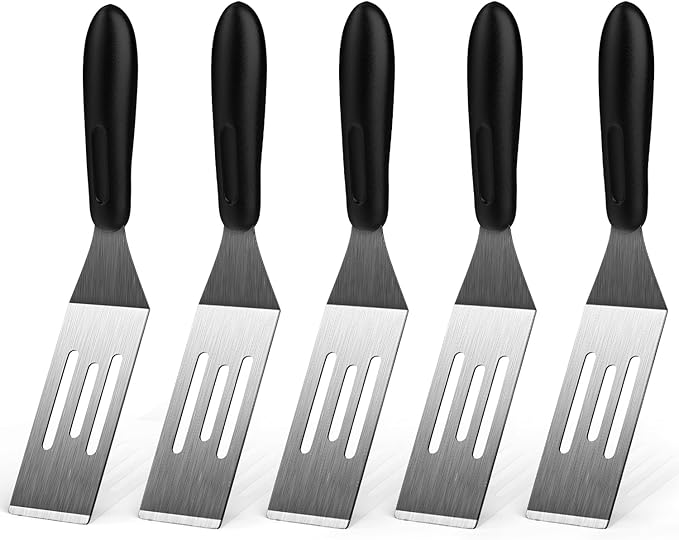 Small Spatula 5 Pieces, Metal Spatulas by HslyT