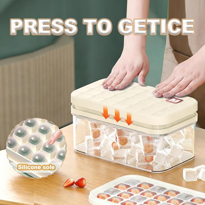 Ice Cube Tray - Freezer Ice Tray Ice Mold Ice Maker - Image 3