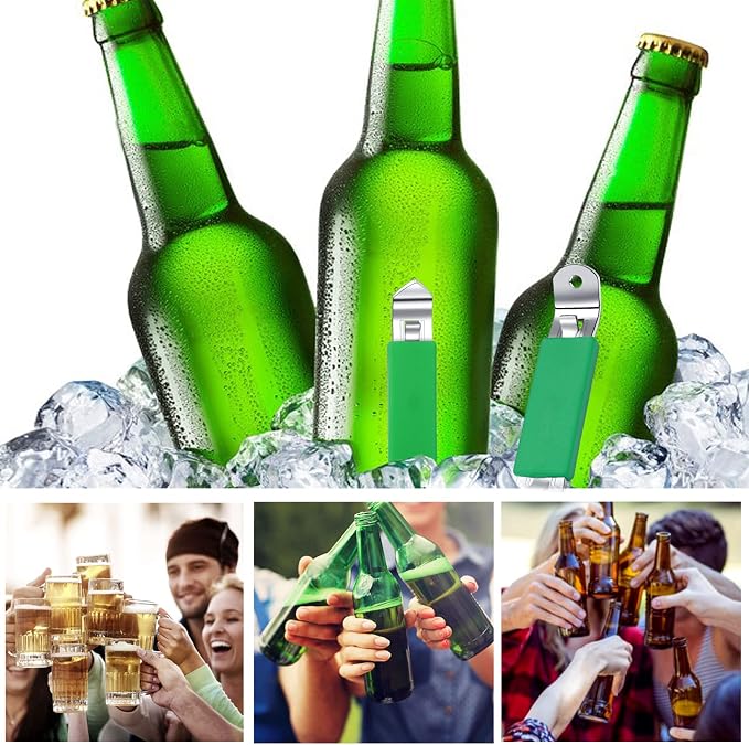 3 Pieces Magnetic Bottle Openers Can Opener Classic Beer Opener Stainless Steel - Image 6