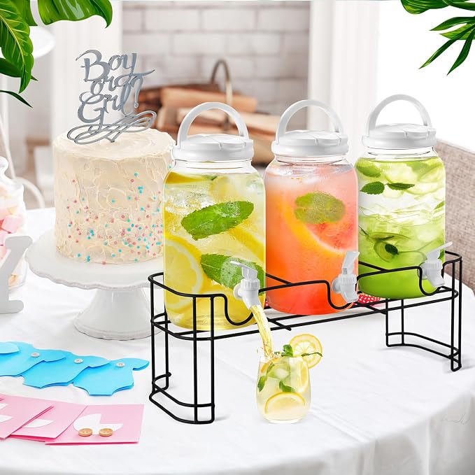 Tanlade 3 Pcs Plastic Drink Dispenser - Image 5