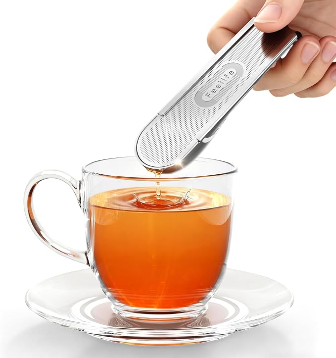 Tea Infuser for Loose Leaf Tea, 2-in-1 Tea Scoop Infuser Fine Mesh Tea - Image 9