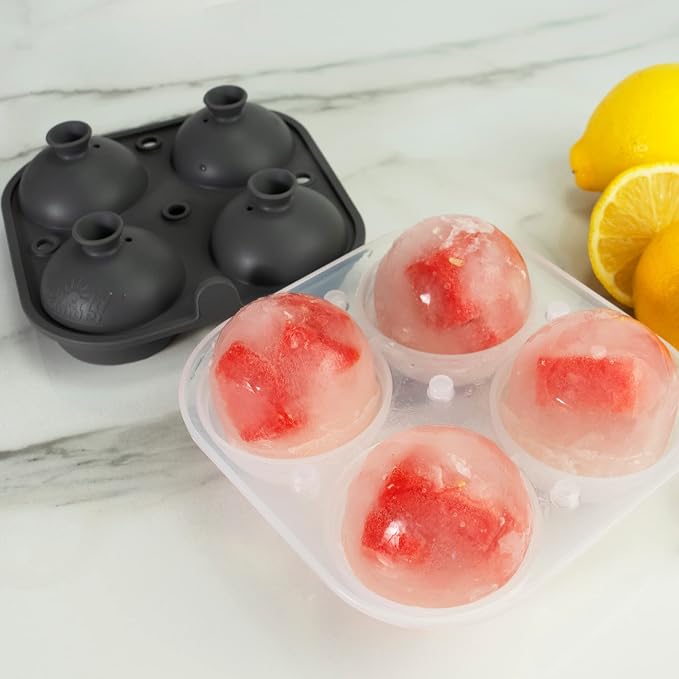 Samuelworld Large Silicone Premium Ice Trays, 2 Inches Big Cubes & 2.5 Inches - Image 8