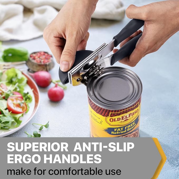Can Opener Manual Heavy Duty, UHIYEE Hand Held Can Openers - Image 5