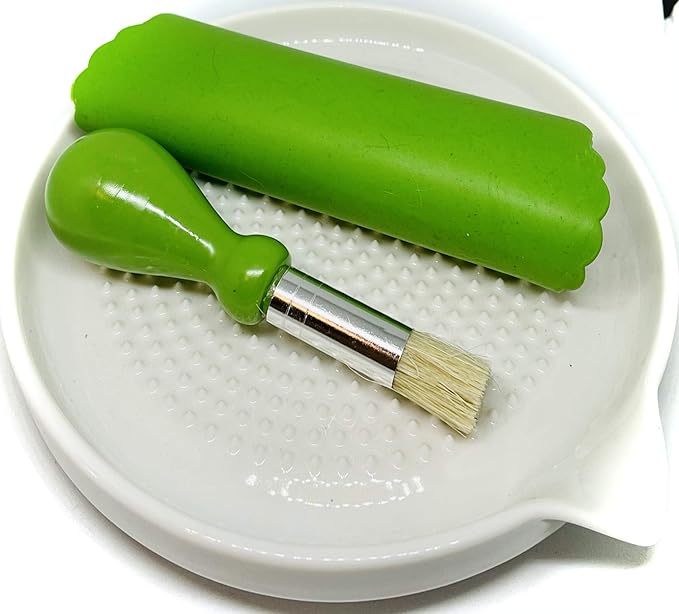 BonCera, Premium Ceramic Garlic Grater Plate 3-Piece Set - Image 5