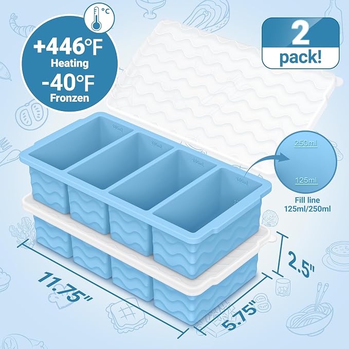 Doasuwish Silicone Freezer Tray - Image 2