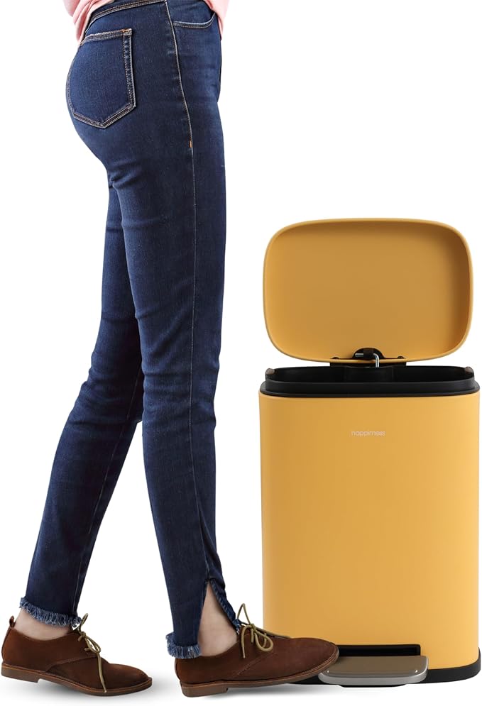 happimess HPM1006L Connor Rectangular 13-Gallon Trash Can - Image 8