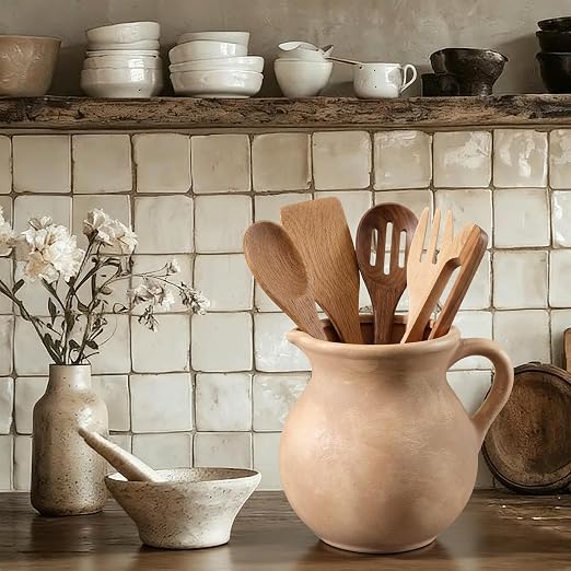 Potchen Rustic Kitchen Utensil Holder - Image 7