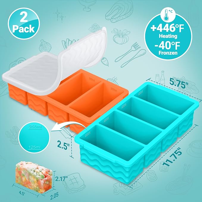 Doasuwish Silicone Freezer Tray - Image 2