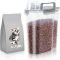 LEAWALK 5Lbs Airtight Cat Dog Food Storage Container by LEAWALK