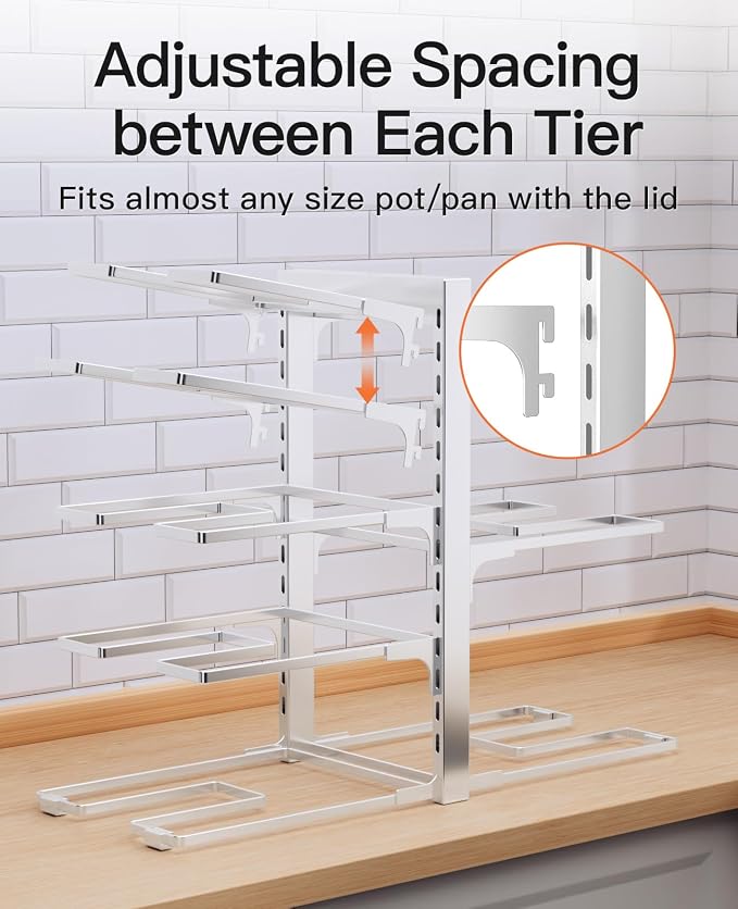 ORDORA Pots and Pans Organizer Rack - Image 7