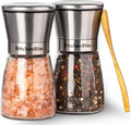 Professional Salt and Pepper Grinder Set – Premium Stainless Steel Salt and by KitchenBliss