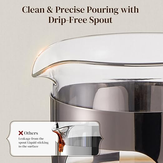 Veken French Press Coffee Maker 21oz 0.6 L, Single Serve Small Pot, Heat - Image 9