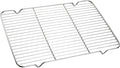 Oven Roasting Rack 11 x 15.4 inch Rectangle Baking Cooling Steaming Grilling by Turbokey