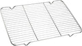 Cooling Rack with 4 Legs Heavy Duty Grill Net 7.9in x 12.4in Roasting Wire by Turbokey