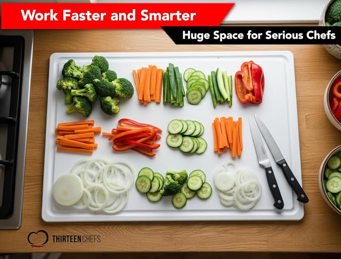 Thirteen Chefs Extra Large 30x18 Inch Cutting Board - Image 8