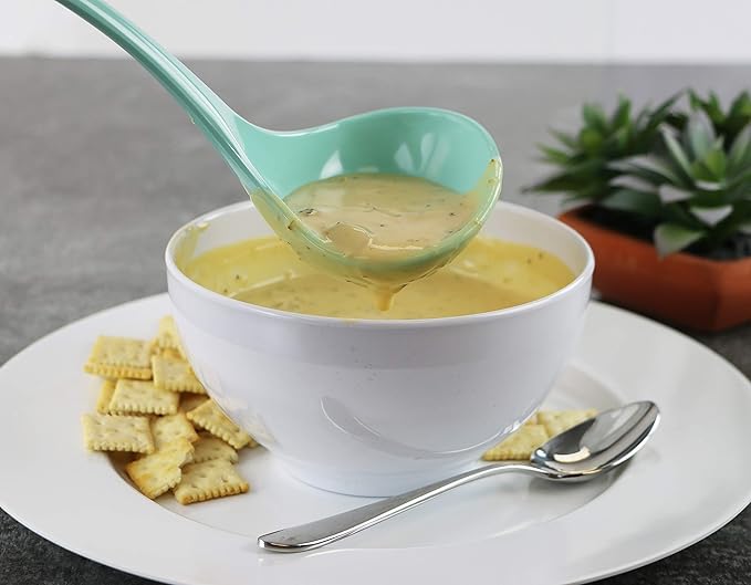 Reston Lloyd Melamine Soup Ladle Kitchen Utensil, Durable BPA-Free Plastic - Image 3