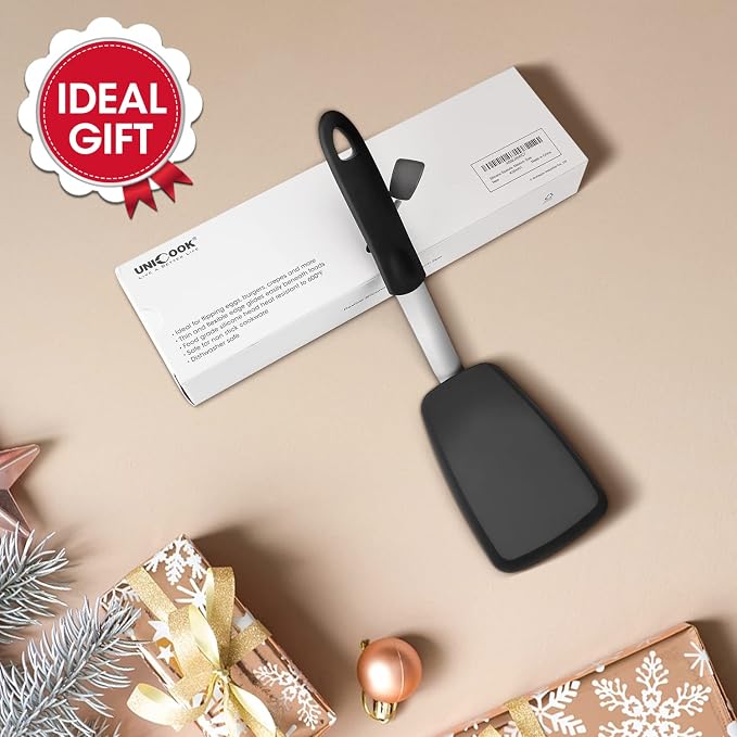 Unicook Flexible Silicone Spatula, 600°F Heat Resistant Silicone Turner - Image 8