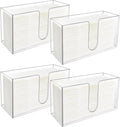 4 Pack Acrylic Paper Towel Holder, Countertop Napkin Dispenser by CDIVEFTN