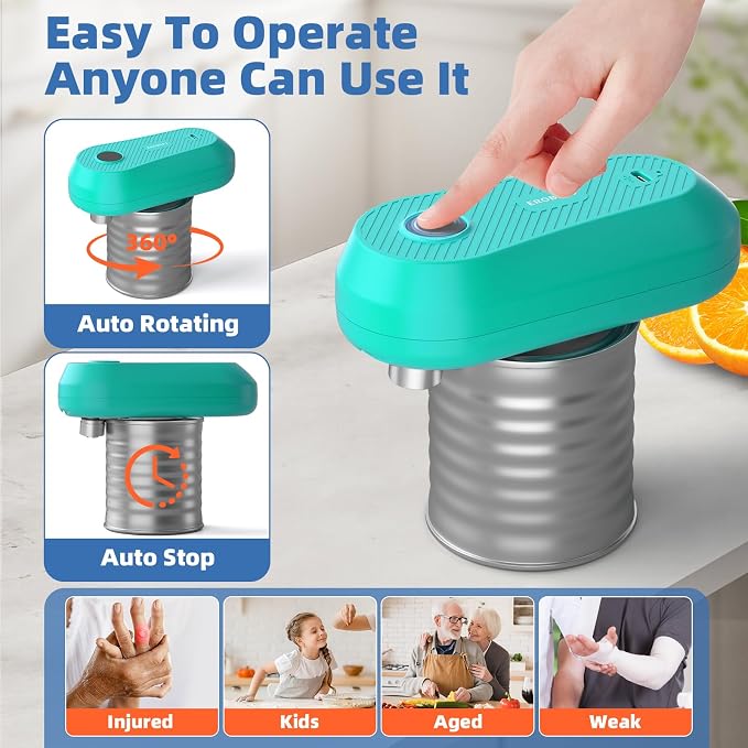 Auto Electric Can Opener, Rechargeable Can Openers - Image 3