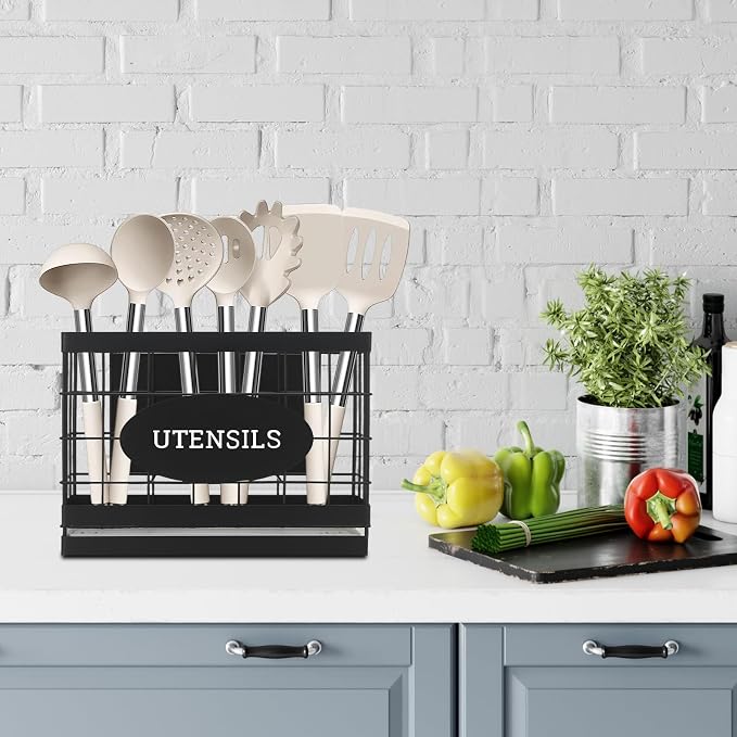 Magnetic Utensil Holder for Fridge Large Silverware Organizer Kitchen Utensil - Image 7