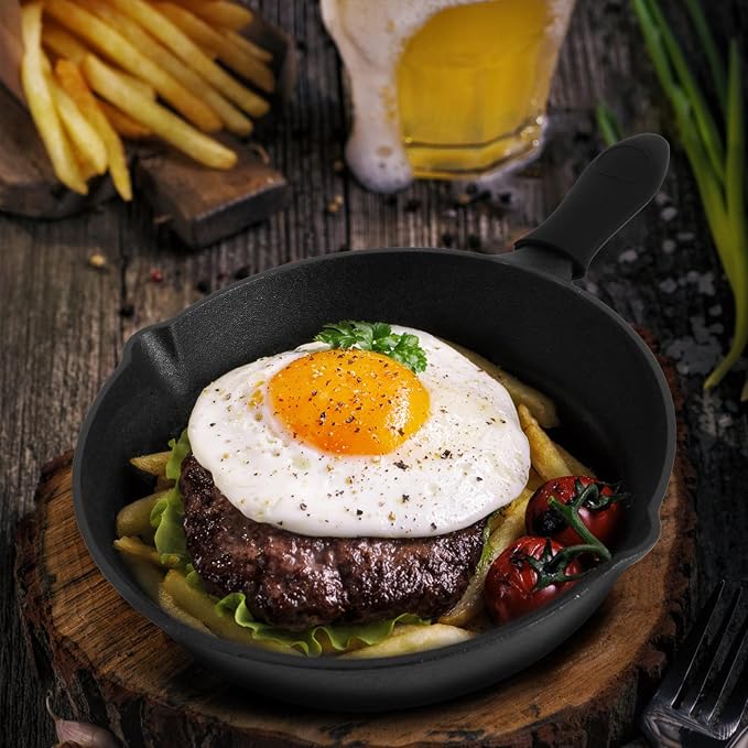 Pre-Seasoned Cast Iron Skillet Set - Image 6