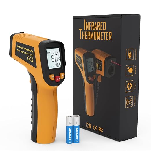 KNINE OUTDOORS Infrared Thermometer Laser Temperature Gun, -58℉ to 1112℉ by KnineOutdoors