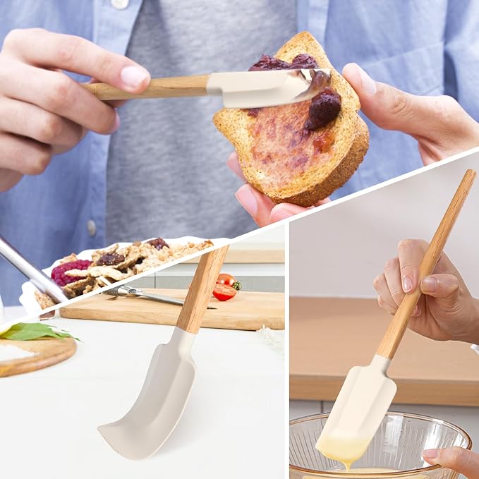 LorisArm Wooden Handle Spatula Set - Image 4