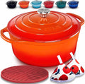 Zulay Kitchen 7.7 Quart Enameled Cast Iron Dutch Oven Pot by ZulayKitchen