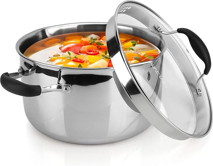 AVACRAFT Tri-Ply Stainless Steel Stockpot by AVACRAFT