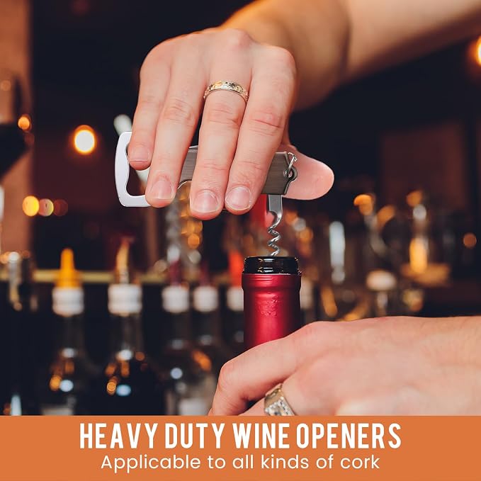 Ziliny 24 Pcs Bottle Opener Keychain Bulk Wine Bottle Beer Opener Keychain - Image 4